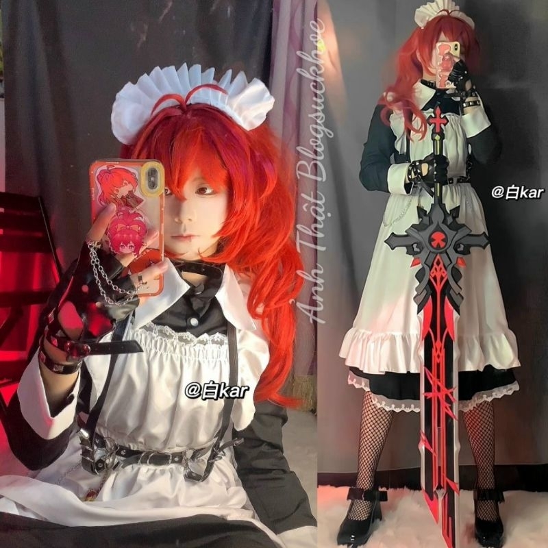 Che Tên Sp, Sét Hầu Gái RuKi Cosplay Nam Nữ