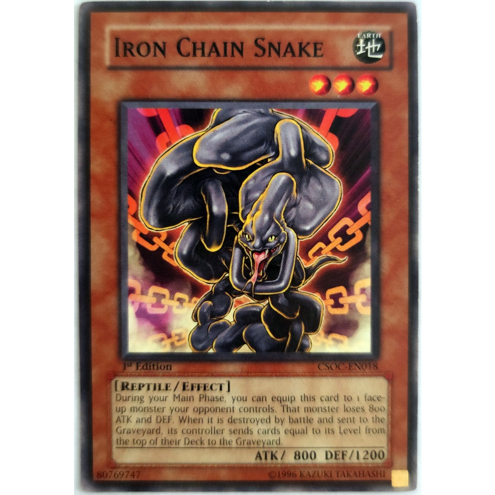 [Thẻ Yugioh] Iron Chain Snake |EN| Common
