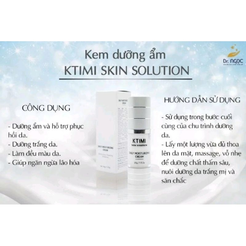 KTIMI.COMBO 5 SP CHĂM DA BUỔI TỐI KHOA HỌC CHUẨN CHUYÊN GIA GồmTẨY TRANG+SRM+TONE+SR VTMC+KEM DƯỠNG  DR.NGỌC KHUYÊN DÙNG