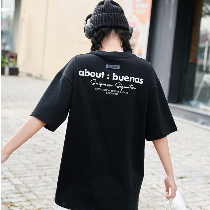 Áo thun local brand tay lỡ form oversize unisex cho nam nữ BUENAS - SWT68