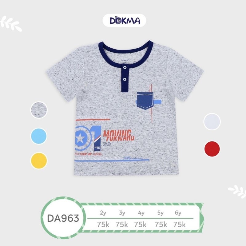 Áo cộc tay bé trai Dokma 2-6Y DA686, DA963