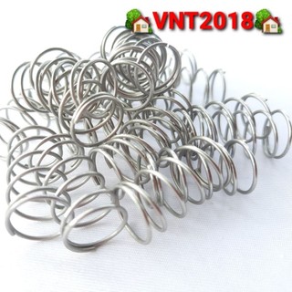 Lò xo nén inox304 phi 14mm sợi 1mm