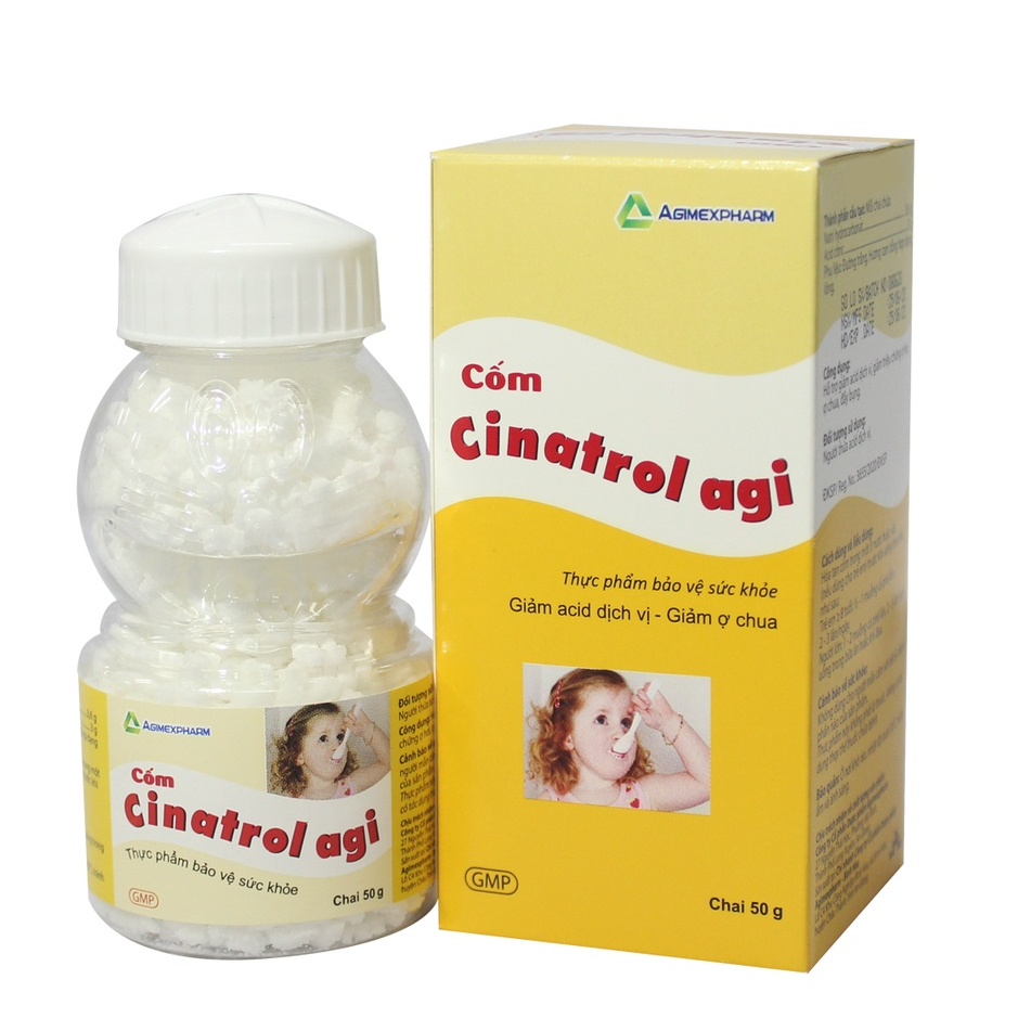 Cốm tiêu hóa trẻ em CINATROL AGI Cốm Chai 50g - Minpharmacy