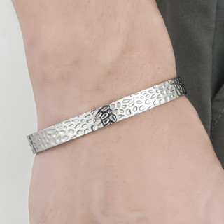 Vòng tay cuff vòng tay thép titan retro Leopard Cuff