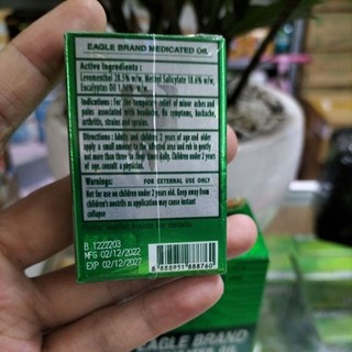 Dầu xanh con ó Singapore 3ml ( chính hãng )