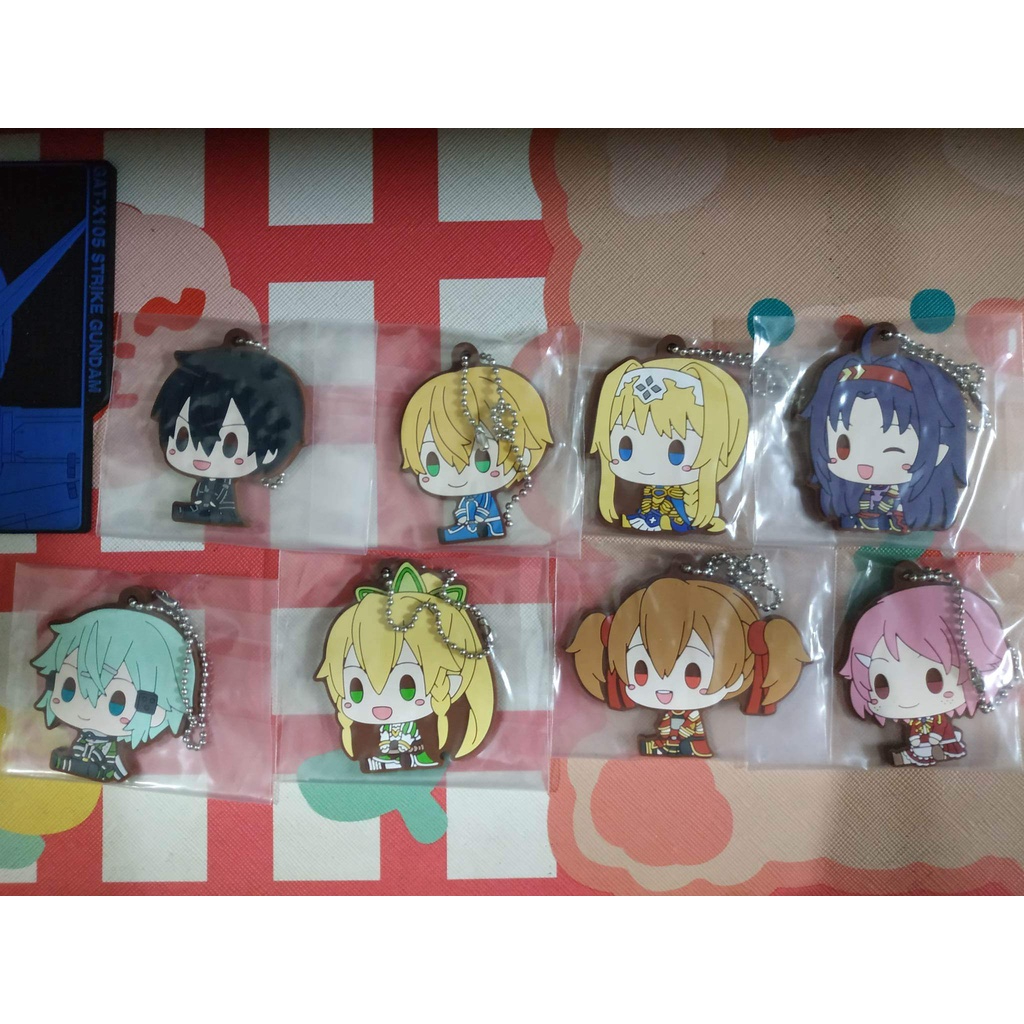Tổng hợp móc khóa nhân vật Anime Sword Art Online SAO (Kirito, Asuna, Eugeo, Alice, Yuuki, Sinon, Leafa,..)