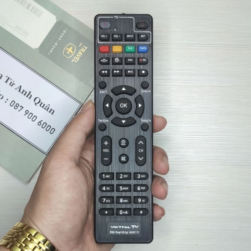 Điều khiển Viettel - Remote đầu thu Viettel hàng mới chính hãng