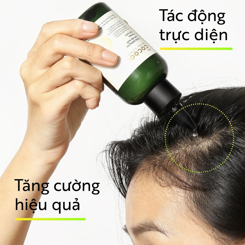 Xịt kích mọc tóc tinh dầu bưởi Cocoon giúp giảm rụng khô xơ suôn mượt Garin 140ml