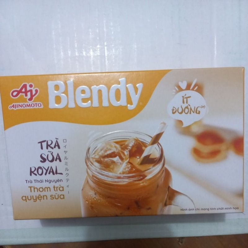 Trà sữa Royal Blendy ít đường 144g (8 gói *18g)
