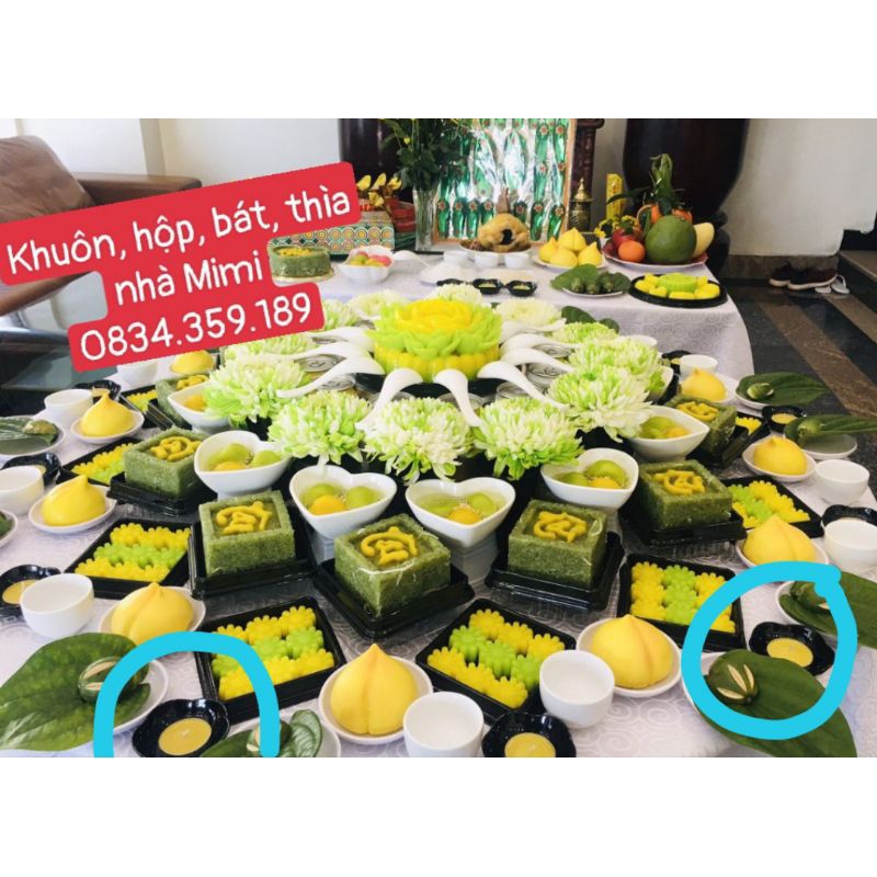 Đĩa hoa đựng nến bày mâm cúng thôi nôi ( nhựa melamine không vỡ)