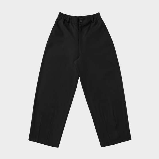 Quần tây ống rộng, form lửng, vải dày