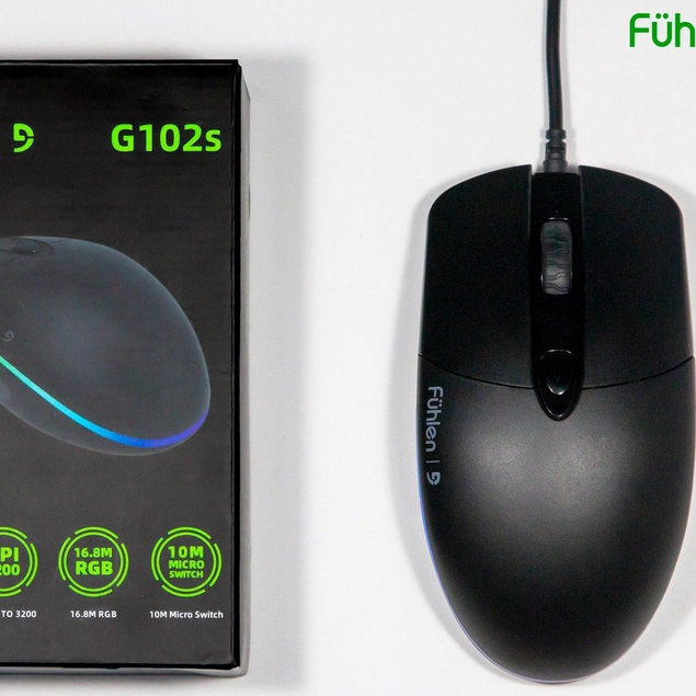 Chuột máy tính Gaming Fuhlen có dây G102s - Hàng chính hãng