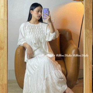 ( Ảnh thật) ( hàng sẵn) set áo chân váy thô mềm