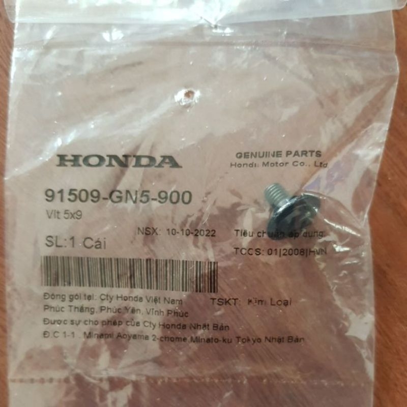 Vít bắt đồng hồ xe Dream 5x9mm Honda