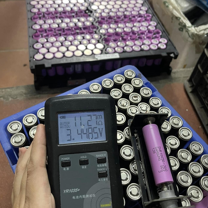 Pin 18650 30Q Samsung INR 18650, pin lap top, pin sạc dự phòng dung lượng cao