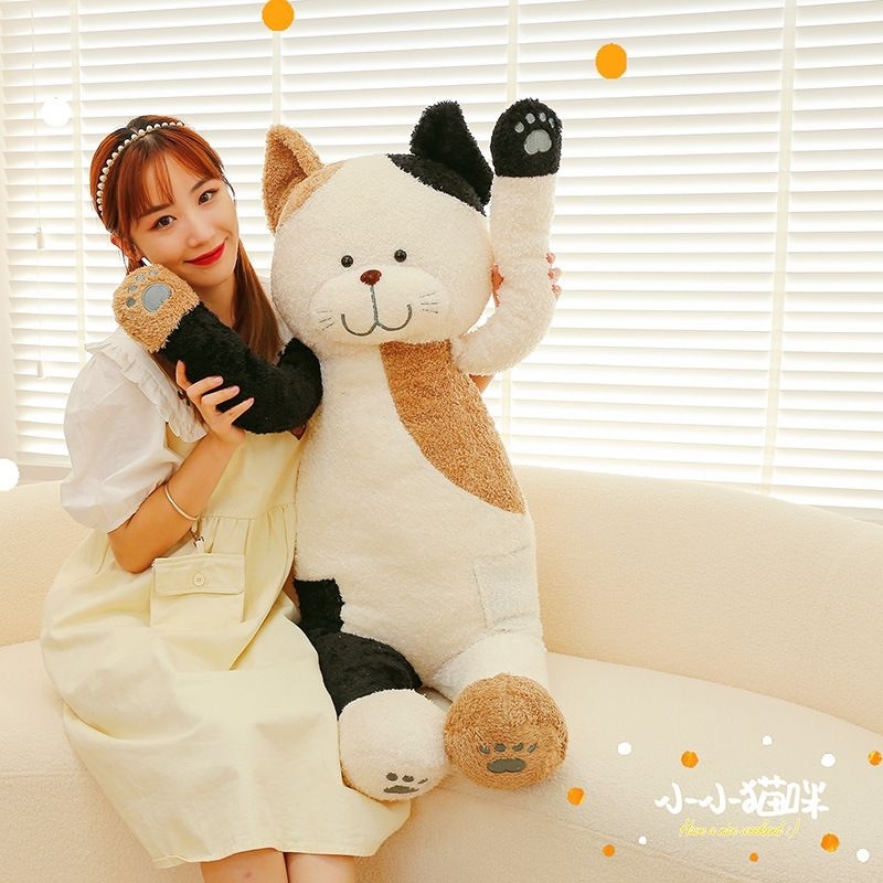 GẤU BÔNG MÈO BÔNG GỐI ÔM 50cm 90cm HÀNG CAO CẤP