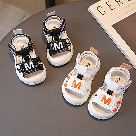 Dép sandal cao cấp quảng châu mũi cao chống vấp chữ M đế mềm cho bé trai bé gái phong cách thời trang mới sz 16-20