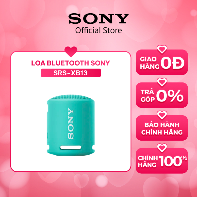 Loa Bluetooth Sony SRS-XB13-Xanh mint - Hàng chính hãng