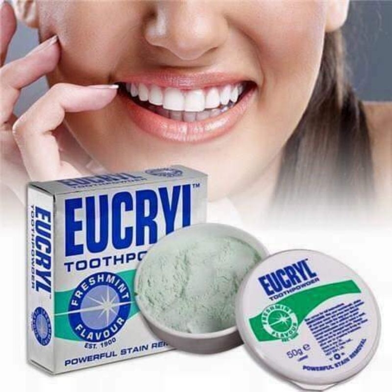 Bột tẩy trắng răng EUCRYL Xuất sứ ANH