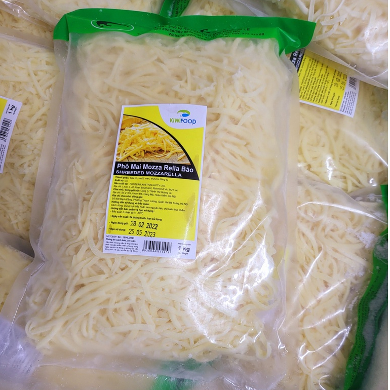 Phomai bào sợi Kiwi (loại 1) 1kg