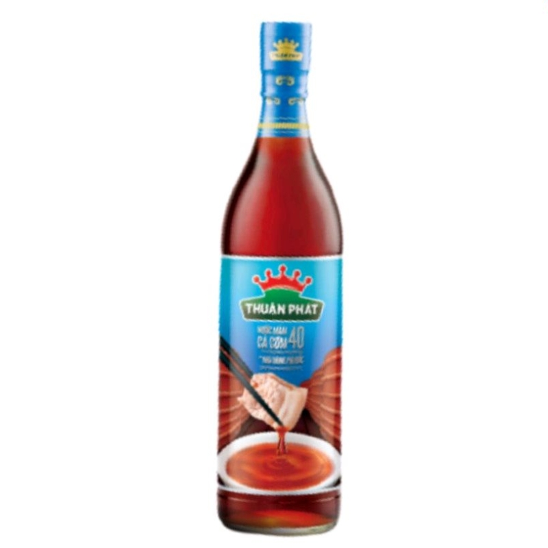Nước Mắm Cá Cơm Thuận Phát 620ml 40 Độ Đạm
