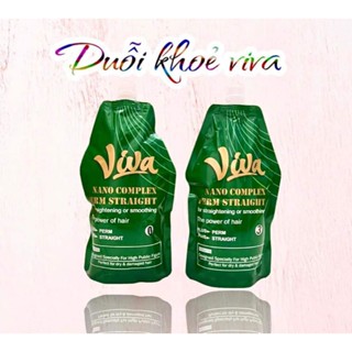   HCM  Thuốc uốn  ép VIVA 1000ml  không lo cháy tóc không lo mềm hóa mùi thơm_ Love Beautiful 