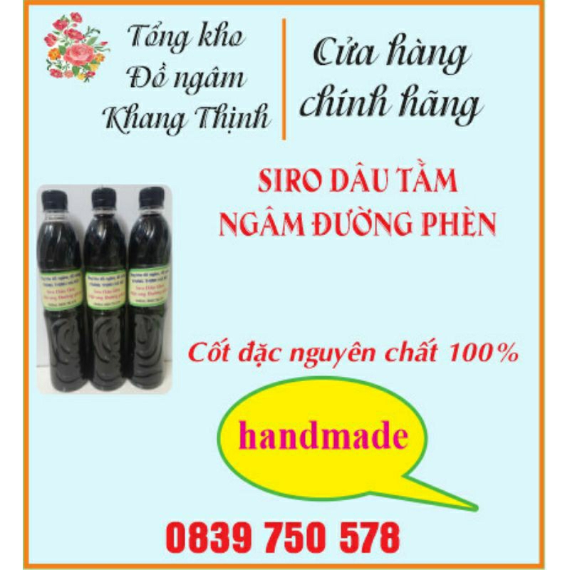 Dâu tằm ngâm đường phèn 1kg.cốt đặc nguyên chất.không cái.hàng chuẩn loại 1.