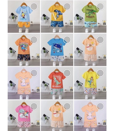 set áo cộc tay kèm quần cho bé trai 8-15kg, bộ xuất hàn cộc tay cho bé trai
