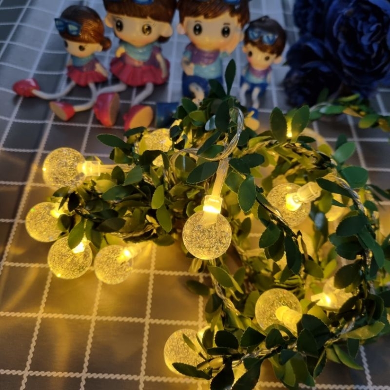 Dây đèn LED chiếu sáng Hoa Hồng, Hình Tròn Dài 3m 20 Đèn