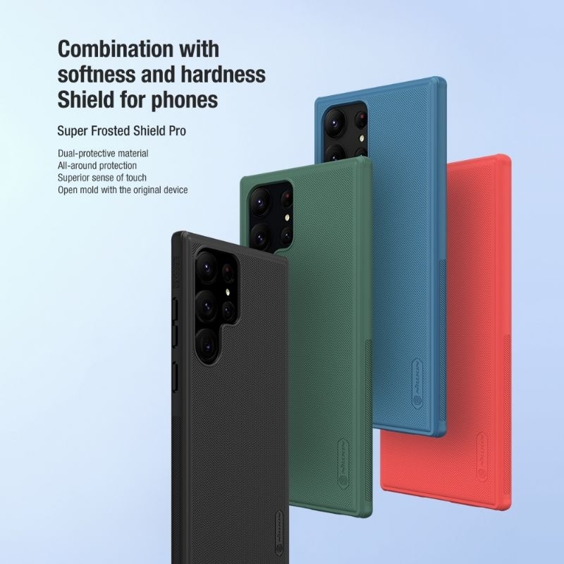 Ốp Lưng Samsung Galaxy S23,S23 plus,S23 ultra,S22 Ultra, S22+ Plus,S22 Chính Hãng Nillkin Nhựa Sần