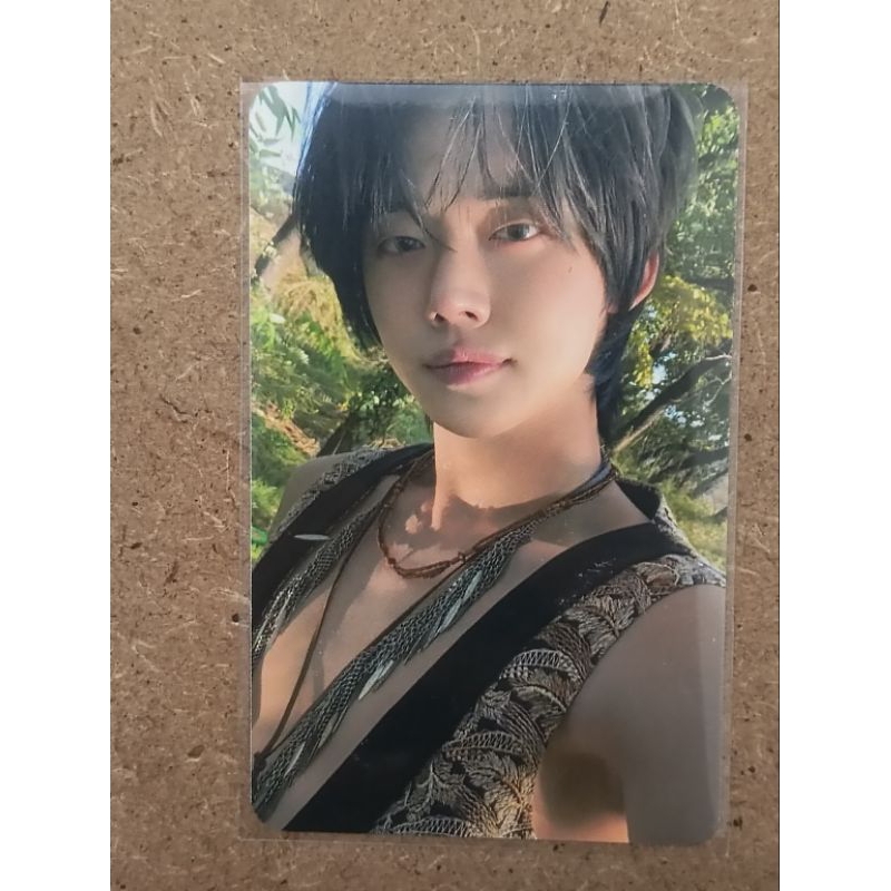 Thẻ ảnh photocard yeonjun pst round 1 temptation official card chính hãng