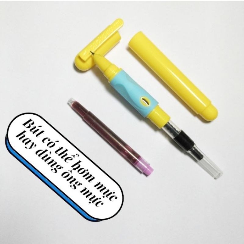 Bút máy cánh diều 106 ⚡ CHẤT LƯỢNG CAO ⚡ bút mực ngòi kim tinh êm trơn, siêu bền cho bé lớp 1-5