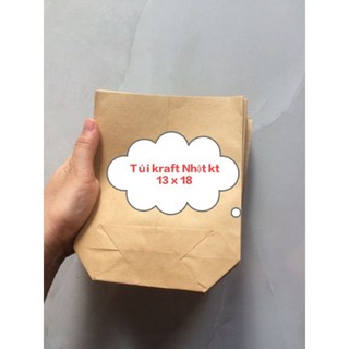 Combo lẻ 10 túi giấy kraft nhật kt 13 x 18