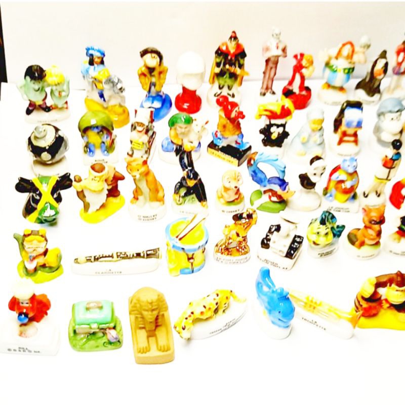 Tượng sứ tí hon lẻ vẽ thủ công chuyên xuất khẩu