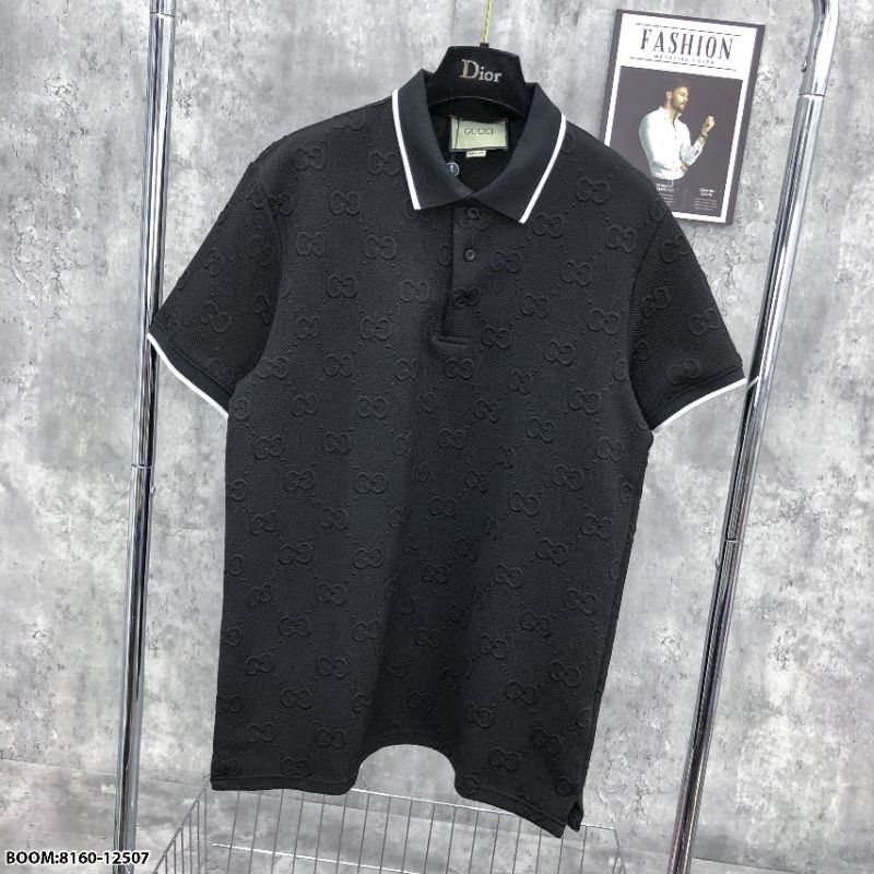 Áo polo nam nữ mẫu mới in họa tiết, kèm ảnh thật_8160