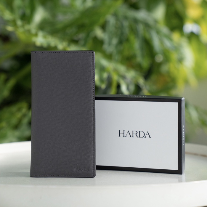 Ví Da Cầm Tay Harda Da cao cấp Saffiano
