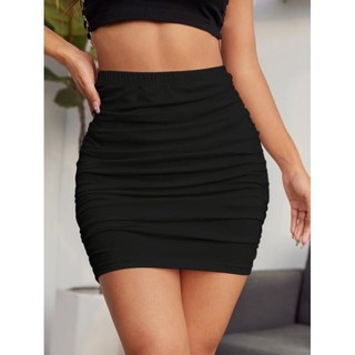 [ BIGSIZE TỪ 55-90KG ] CBS10 Chân váy thun nhún 2 bên