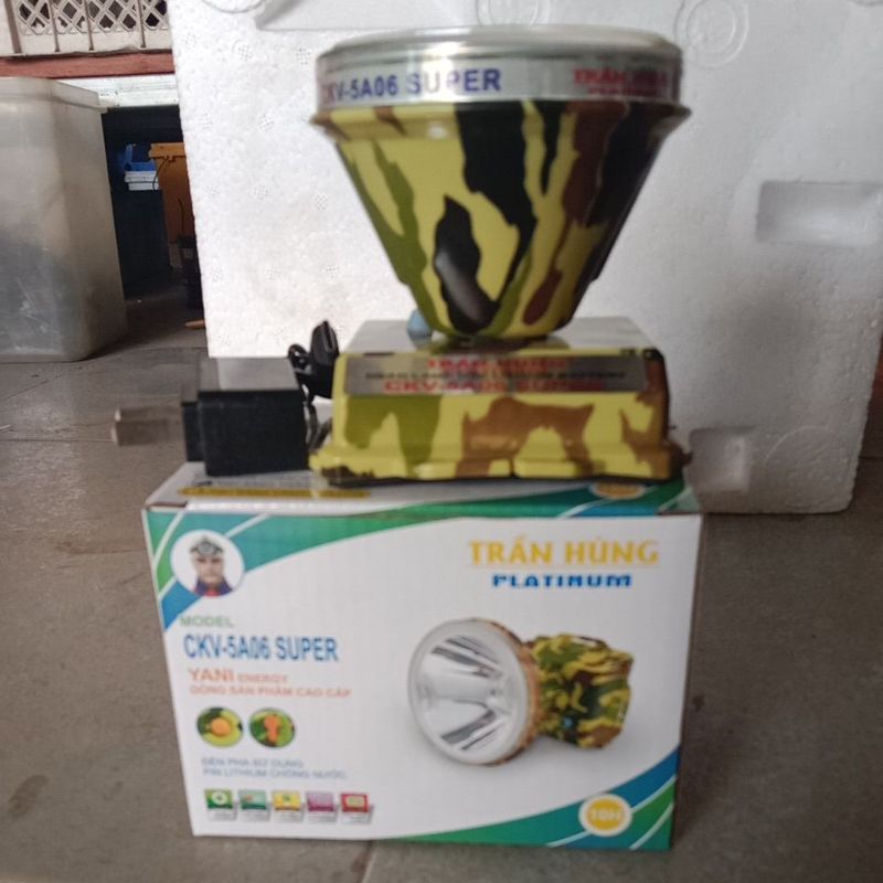 Đèn Led Đội Đầu Chống Thấm Nước Trần Hùng CKV :5A06 bi ko
