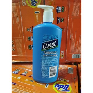Sữa tắm gội Coast Hair body wash 2in1 532ml