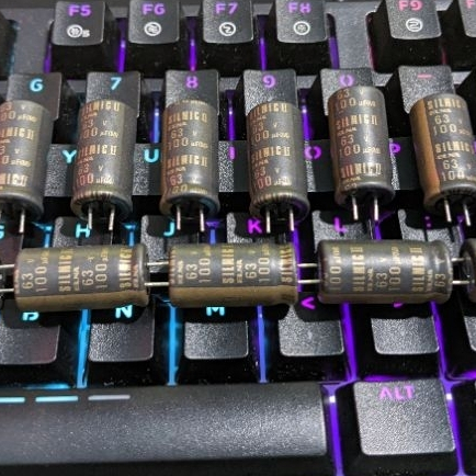 Tụ Elna Silmic II 100uf 63V NOS