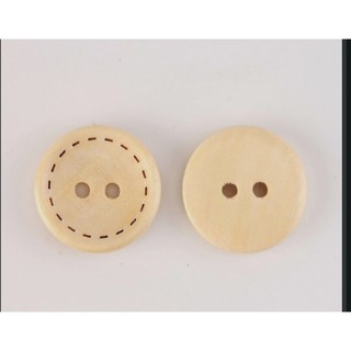 Cúc gỗ dừa đường kính 1,2 cm ( gói 10 cúc )