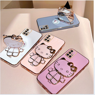 Ốp lưng samsung a51 a71 m51 a21s a31 giá đỡ kitty kèm gương a12 a22
