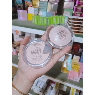 Phấn bắt sáng Glow và phấn phủ Catrice