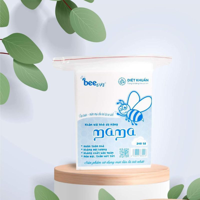 Combo 5 sản phẩm khăn vải khô đa năng mama 240 tờ