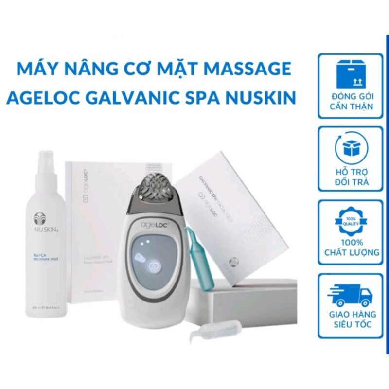 Nuskin chính hãng - Máy nâng cao Galvanic Spa - xóa nhăn - ngăn ngừa lão hóa.