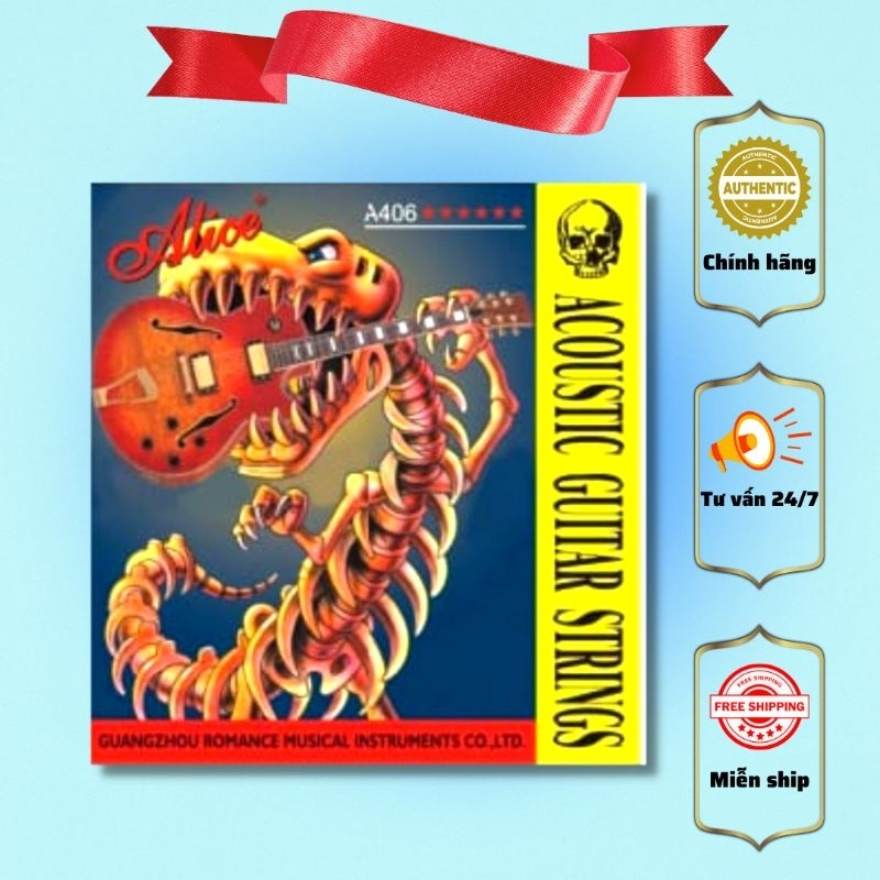 Dây đàn Guitar Acoustic Alice A406 siêu rẻ