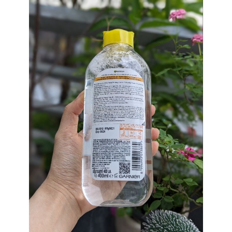 Nước làm sạch và tẩy trang đa năng Garnier Micellar Water 400ml