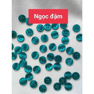 20 NÚT SƠ MI 4 LỖ ÁNH XÀ CỪ SIZE 1CM