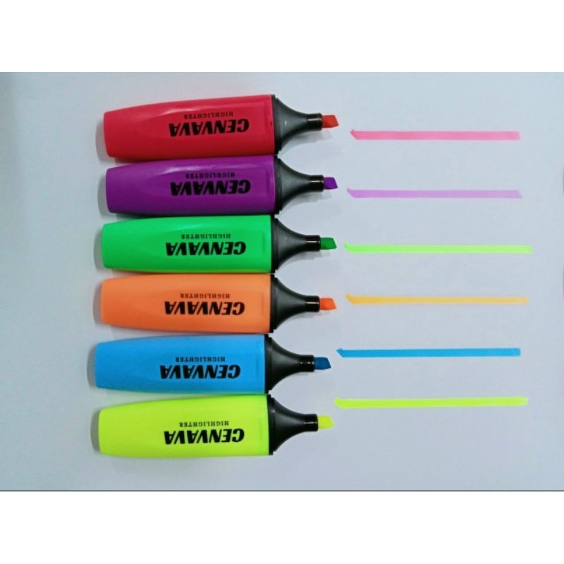 Bút dạ quang, bút highlight Cenvava tông màu pastel 0509 (1 cây)