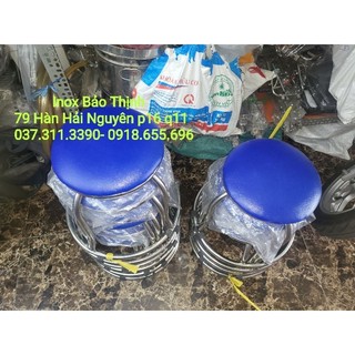 Ghế đôn mặt nệm (màu ngẫu nhiên)